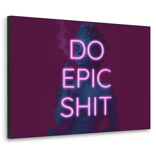 Buste - Neon - LED - Letters Textielframe zwart klein -3d