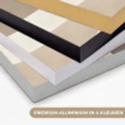 Geometrisch - Geweven structuur - Modern Textielframe zwart klein -USP_kleurenNL