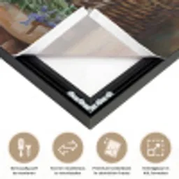 Lavendel - Brood - Stilleven Textielframe zwart klein -USP_closeupNL