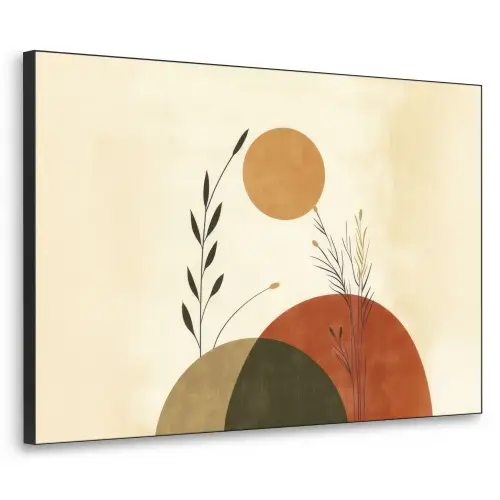 Planten - Abstract - Vormen Textielframe - compleet frame klein -3d