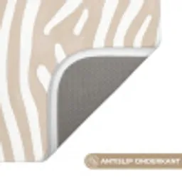 Abstract - Zebra - Beige Badmat klein 997 -USP_AntislipNL