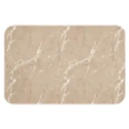 Beige - Marmer - Organisch - Wit Badmat klein 997 -3d