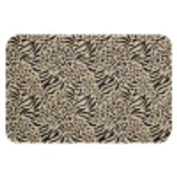 Giraf - Zebra - Motief - Bruin Badmat klein 997 -3d