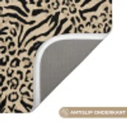 Giraf - Zebra - Motief - Bruin Badmat klein 997 -USP_AntislipNL