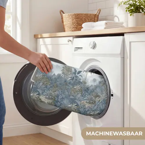 Jungle - Landschap - Blauw Badmat klein -USP_WasbaarNL