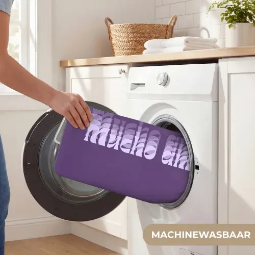 Mucho amor - Paars - Grafisch Badmat klein -USP_WasbaarNL