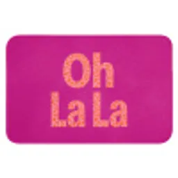 Oh la la - Luipaardprint - Roze Badmat klein -3d