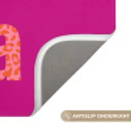 Oh la la - Luipaardprint - Roze Badmat klein -USP_AntislipNL