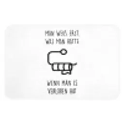 Quotes - Wit - WC papier - Humor Badmat klein -3d