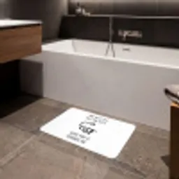 Quotes - Wit - WC papier - Humor Badmat klein -sfeer3
