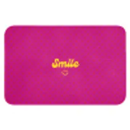 Smile - Stippen - Roze Badmat klein -3d