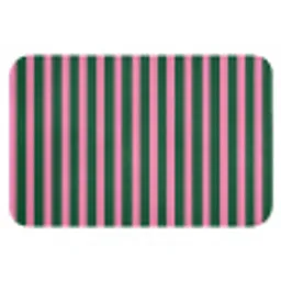 Verticale strepen - Groen - Roze Badmat klein 997 -3d