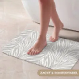 Zebra - Motief - Grijs Badmat klein 997 -USP_ZachtNL