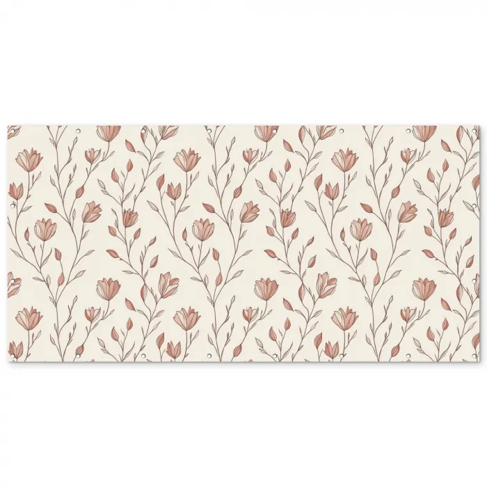 Patroon - Klassiek - Roze Balkonbeschermer Duitsland klein 596 -zz_3d