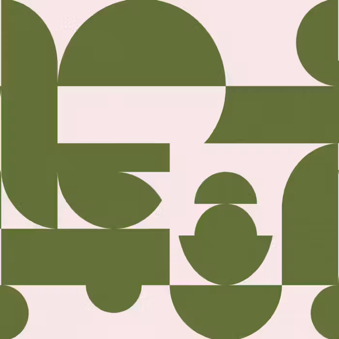 Behang - Abstract - Geometrie - Modern - Groen - Wit