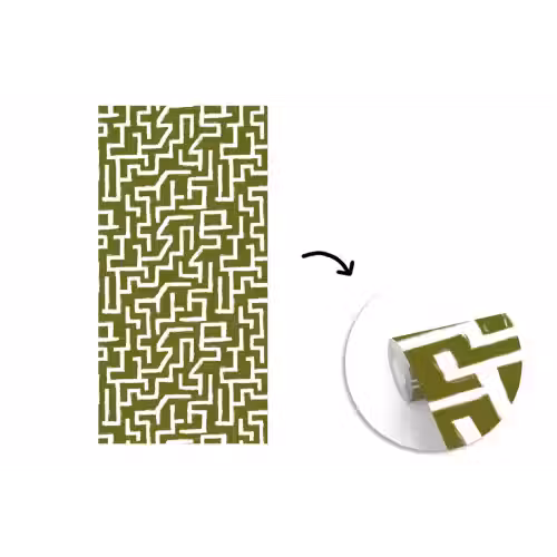 Abstract - Lijnen - Groen fotobehang vinyl groot 64 -3d