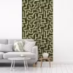 Abstract - Lijnen - Groen fotobehang vinyl groot 64 -woonkamer