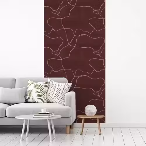 Abstract - Modern - Bruin fotobehang vinyl groot 64 -woonkamer