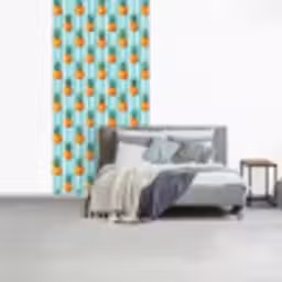 Ananas - Strepen - Groen fotobehang vinyl groot 64 -slaapkamer
