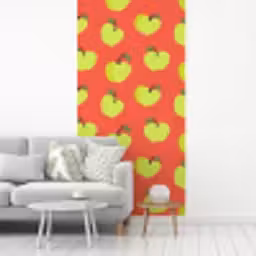 Appels - Modern - Groen fotobehang vinyl groot 64 -woonkamer