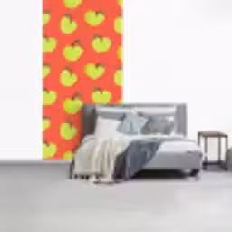 Appels - Modern - Groen fotobehang vinyl groot 64 -slaapkamer