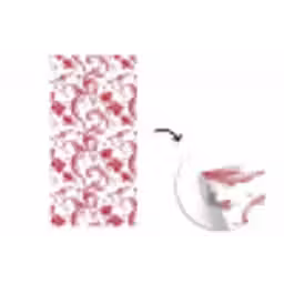 Barok - Patroon - Rood fotobehang vinyl groot 64 -3d