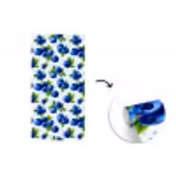 Bessen - Patroon - Blauw fotobehang vinyl groot 64 -3d