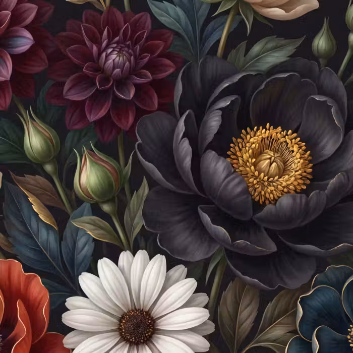 Behang - Bloemen - Boeket - Natuur - Klassiek - Weelderig