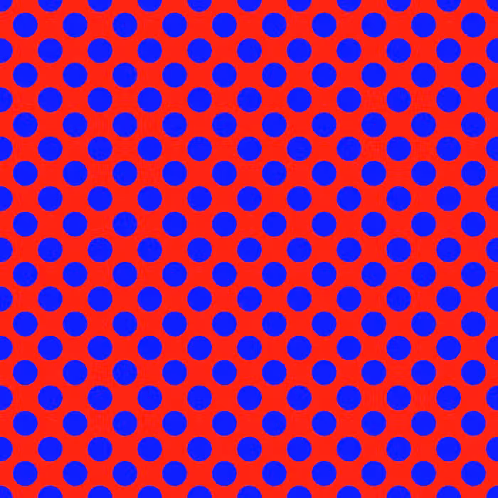 Behang - Dots - Klassiek - Rood