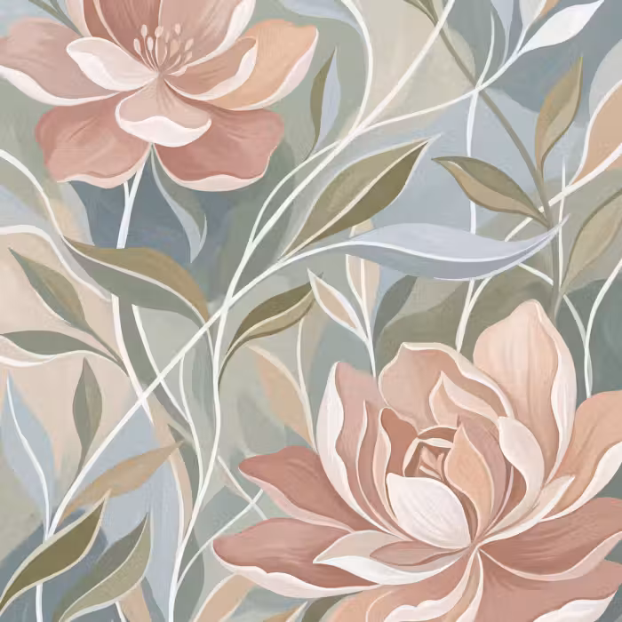 Behang - Elegant - Romantiek - Roze