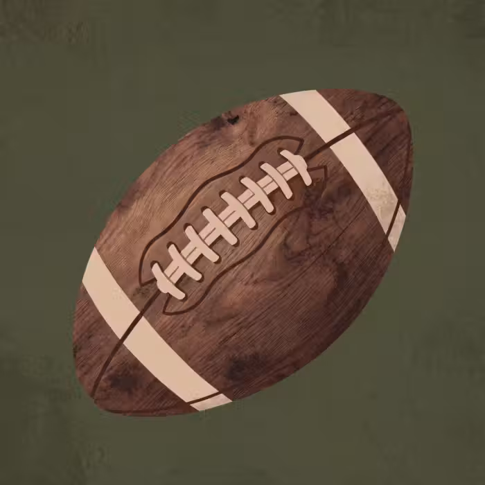 Behang - Football - Hout - Sport - Groen