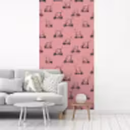 Golfkar - Retro - Roze fotobehang vinyl groot 64 -woonkamer