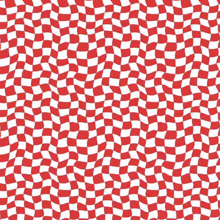 Behang - Golvend - Patroon - Rood