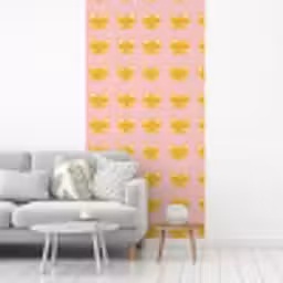 Katten - Patroon - Roze fotobehang vinyl groot 64 -woonkamer