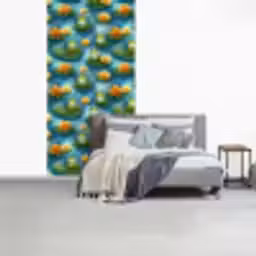 Kikker - Lelies - Groen fotobehang vinyl groot 64 -slaapkamer
