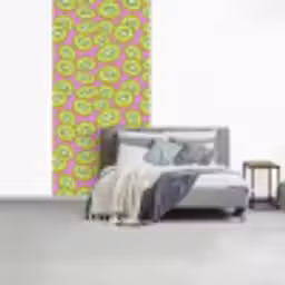 Kiwi - Speels - Groen fotobehang vinyl groot 64 -slaapkamer