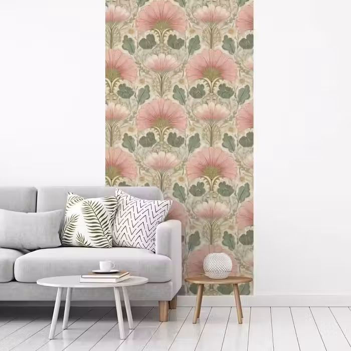 Klassiek - Patroon - Roze fotobehang vinyl groot 64 -woonkamer