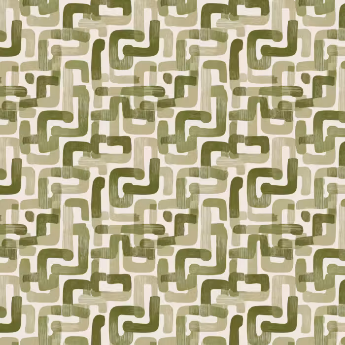 Behang - Modern - Grafisch - Groen