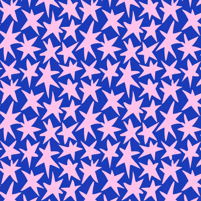 Behang - Modern - Sterren - Blauw