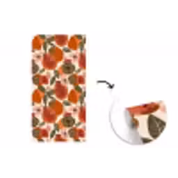Papaja - Bloesem - Oranje fotobehang vinyl groot 64 -3d