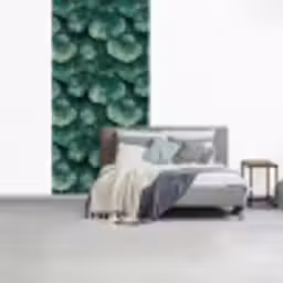 Patroon - Bladeren - Groen fotobehang vinyl groot 64 -slaapkamer