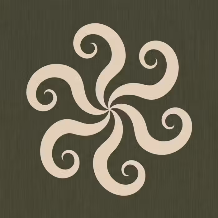 Behang - Patroon - Spiraal - Abstract - Modern - Groen