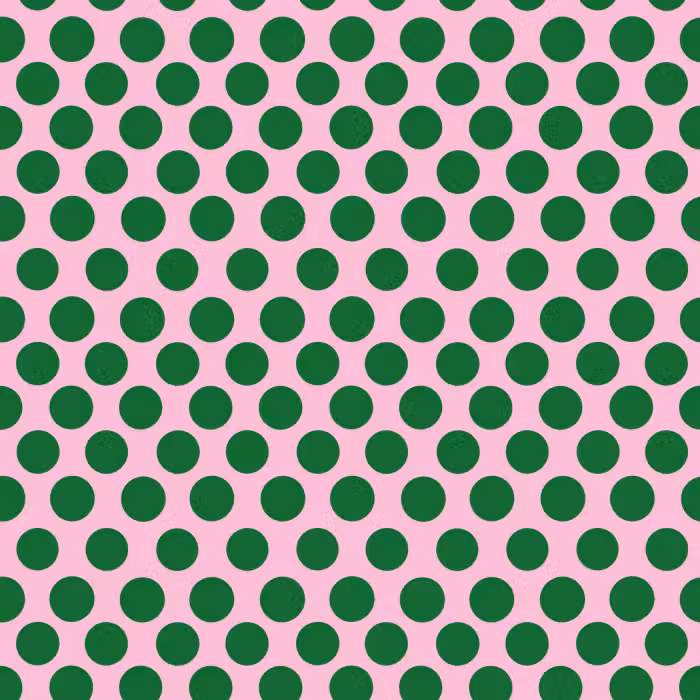 Behang - Polkadots - Patroon - Groen