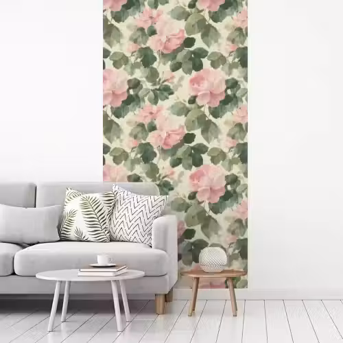Rozen - Botanisch - Roze fotobehang vinyl groot 64 -woonkamer