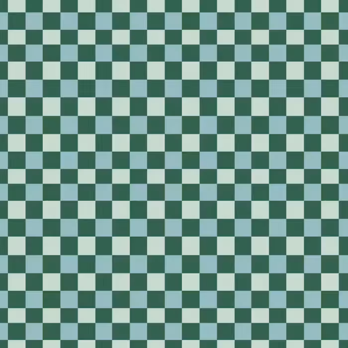 Behang - Schaakbord - Klassiek - Groen