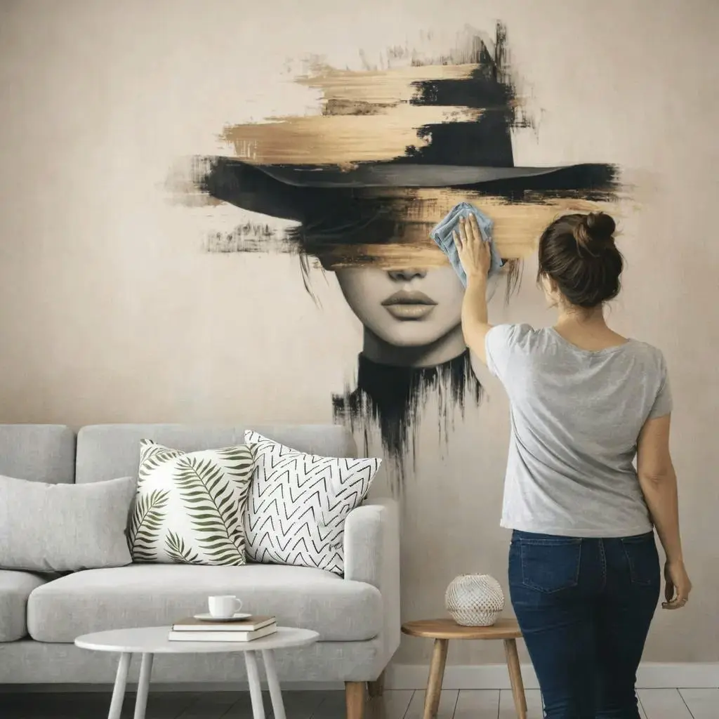 Behang schoonmaken