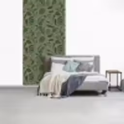 Sereen - Bladeren - Groen fotobehang vinyl groot 64 -slaapkamer