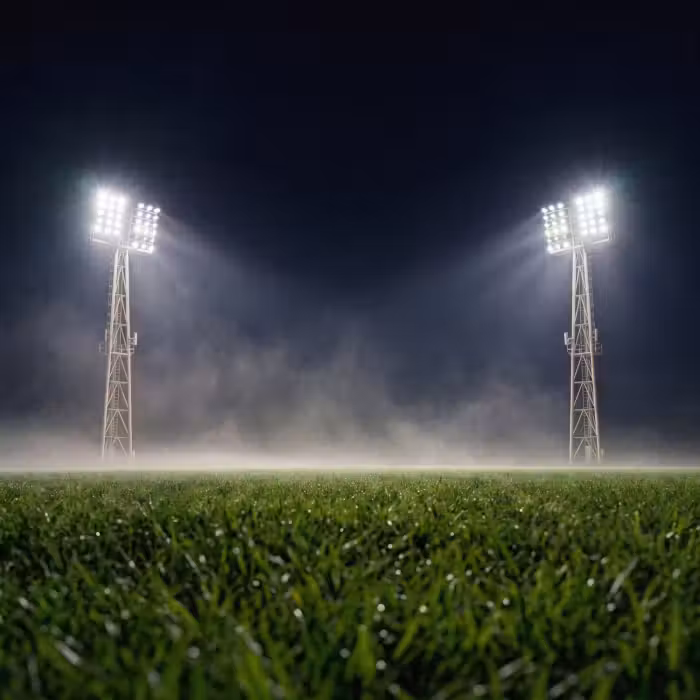 Behang - Stadion - Lichtmast - Sport - Nacht