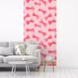 Strikken - Aquarel - Roze fotobehang vinyl groot 64 -woonkamer
