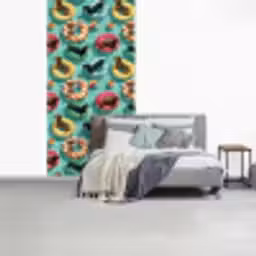 Teckels - Zwembad - Kleurrijk fotobehang vinyl groot 64 -slaapkamer